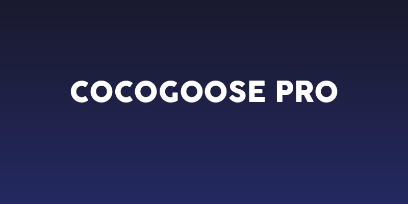 Cocogoose Pro Social Header