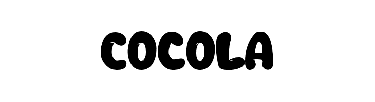 Cocola  les polices de caractères gratuit tlcharger