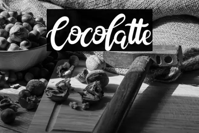 Cocolatte Font examples