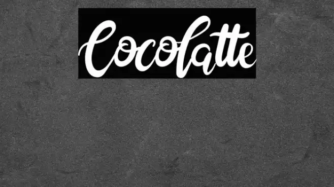 Cocolatte Font examples