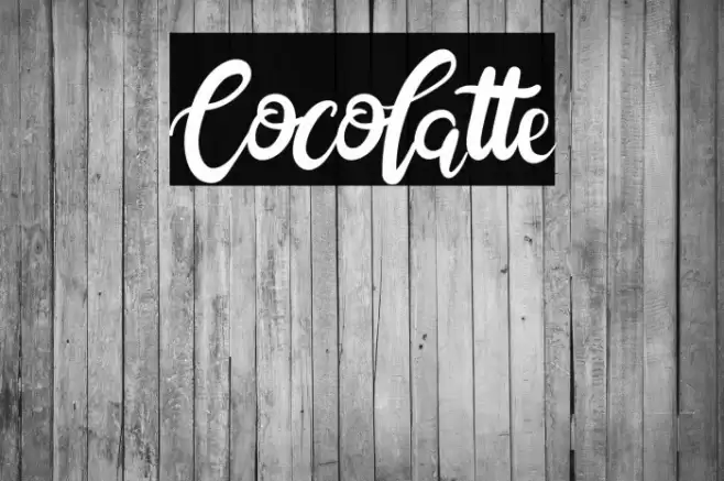 Cocolatte Font examples