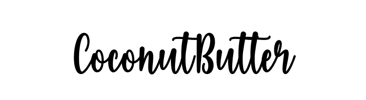 Coconut Butter  Frei Schriftart Herunterladen