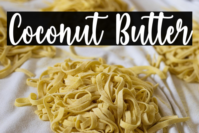 Coconut Butter Example 1