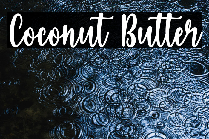 Coconut Butter Example 2