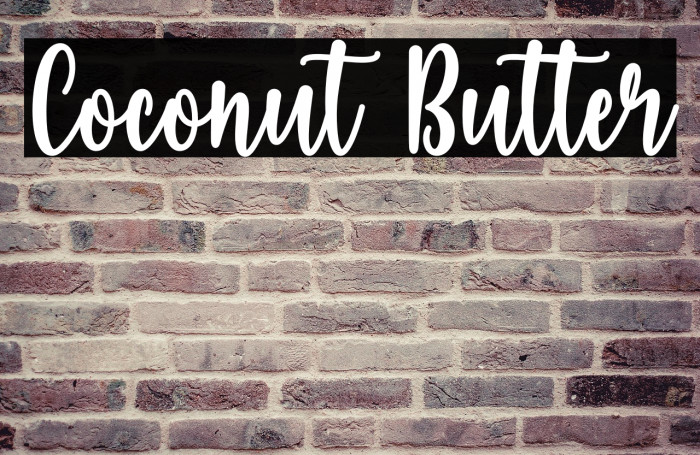 Coconut Butter Example 3