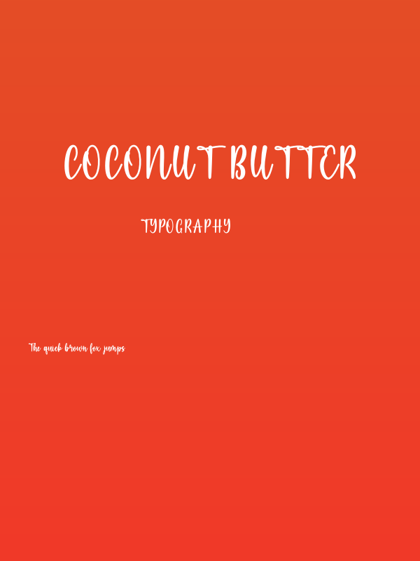 Coconut Butter Poster