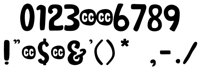 Coconut Cookies Font OTHER CHARS