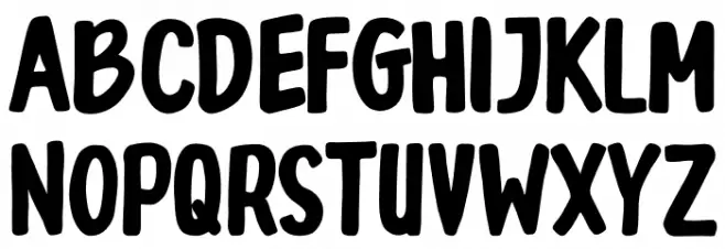 Coconut Cookies Font Litere mari