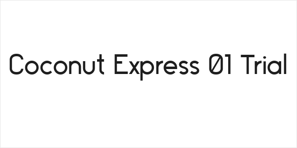 Coconut Express 01 Trial Logo