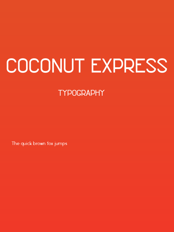 Coconut Express 01 Trial Poster