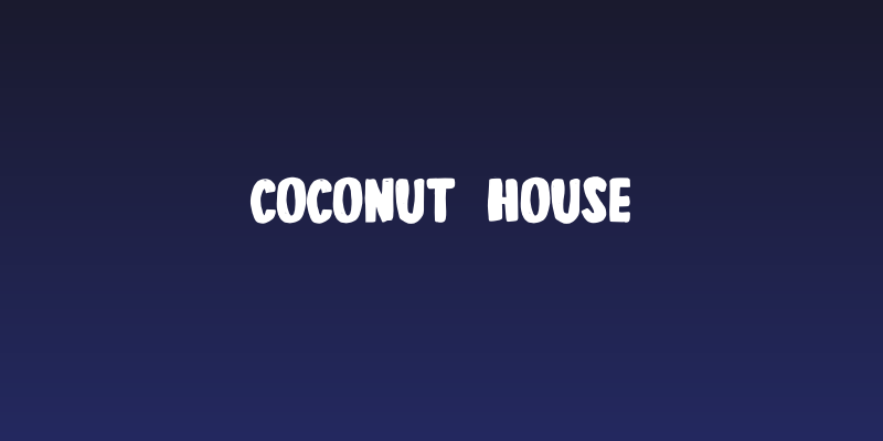 Coconut House Social Header