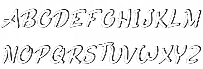 Coconut Movie Demo Italic फ़ॉन्ट अपरकेस