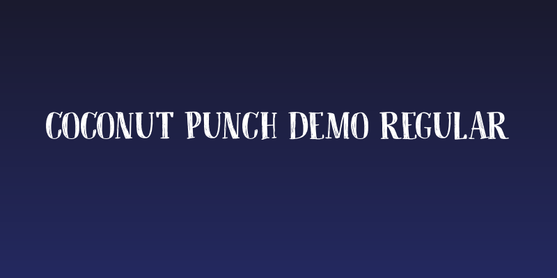 Coconut Punch DEMO Regular Social Header