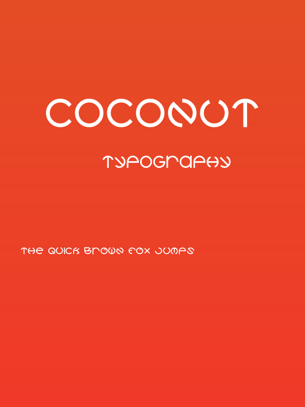 Coconut Poster