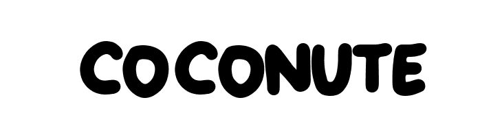 Coconute  नि: शुल्क फ़ॉन्ट्स डाउनलोड