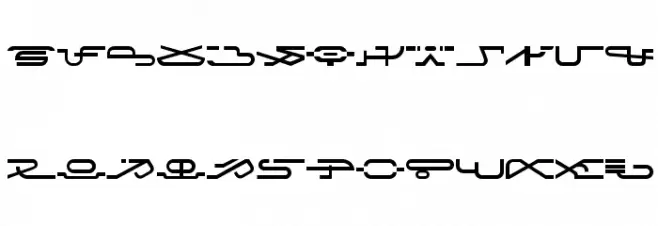 Cocoonian フォント 大文字