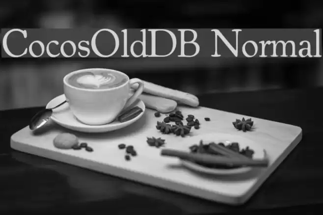 CocosOldDB Normal خط examples
