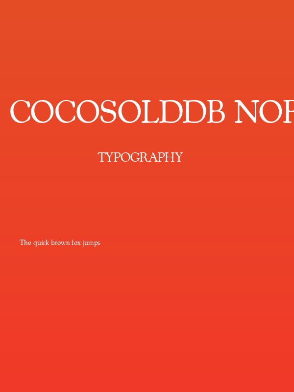 CocosOldDB Normal Poster