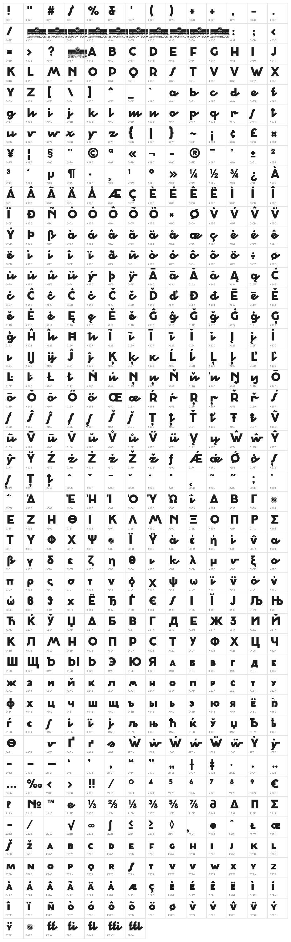 Cocosignum Corsivo Italico Hv Character Map