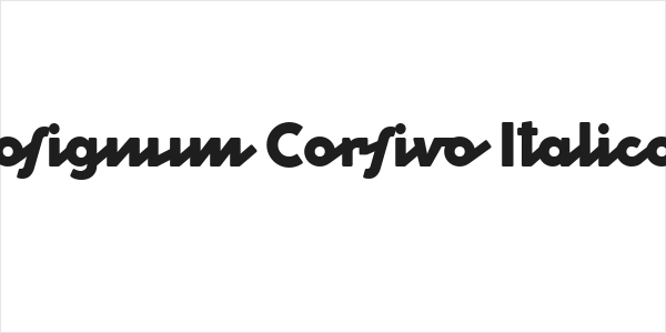 Cocosignum Corsivo Italico Hv Logo