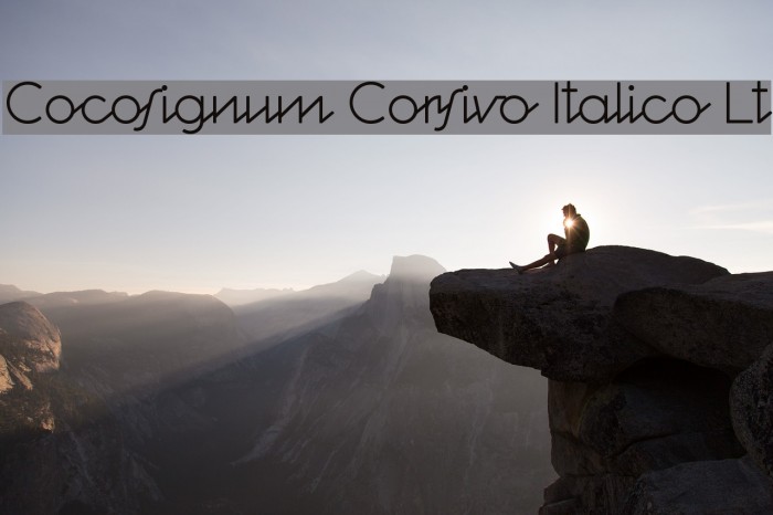 Cocosignum Corsivo Italico Lt Font examples