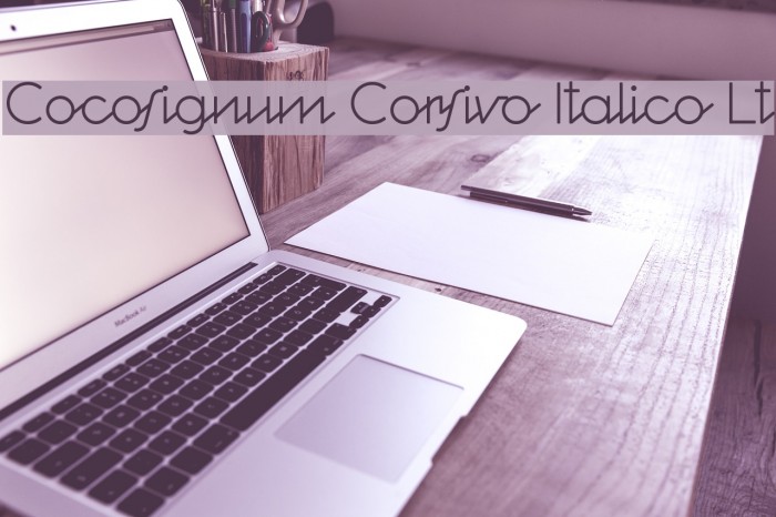 Cocosignum Corsivo Italico Lt Font examples