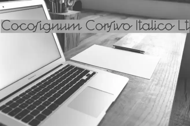 Cocosignum Corsivo Italico Lt Fonte examples