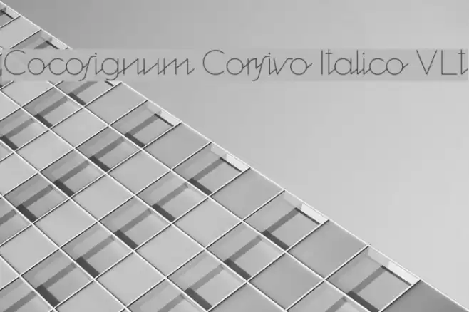 Cocosignum Corsivo Italico ULt Fonte examples