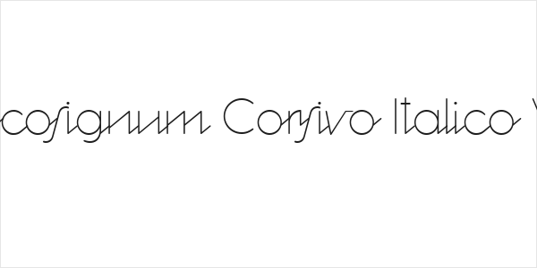 Cocosignum Corsivo Italico ULt Logo