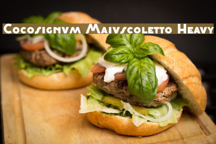 Cocosignum Maiuscoletto Heavy Example 2