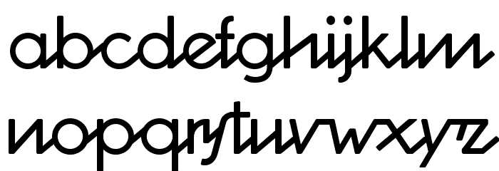 CocosignumCorsivoItalico-Regular Font LOWERCASE