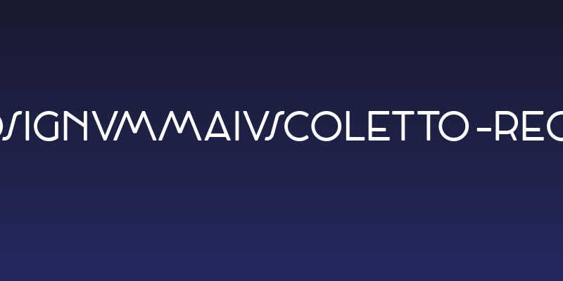 CocosignumMaiuscoletto-Regular Social Header