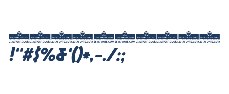 Cocotte Alternate Heavy Italic Other Characters