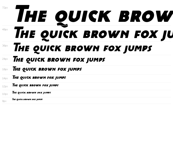 Cocotte Alternate Heavy Italic Waterfall