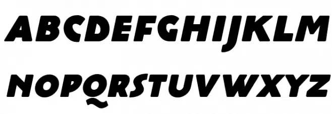 Cocotte Alternate Heavy Italic Fuentes MINÚSCULAS