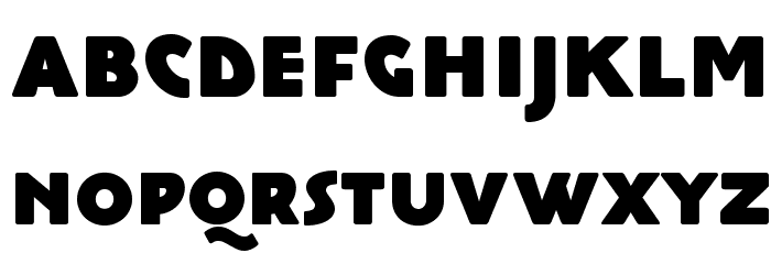 Cocotte Alternate Heavy Font LOWERCASE
