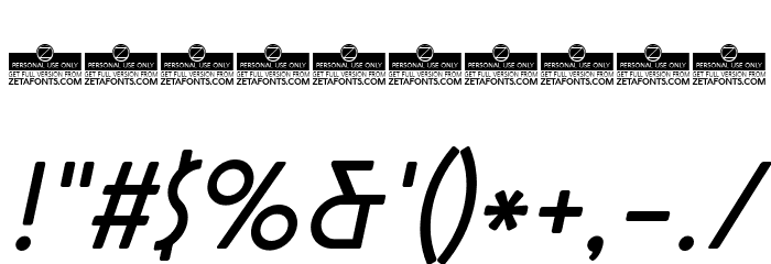 Cocotte Alternate Italic Font OTHER CHARS