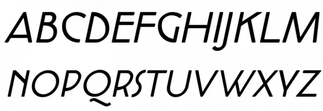 Cocotte Alternate Italic Font UPPERCASE