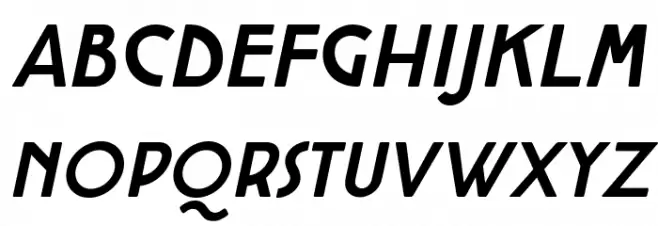 Cocotte Alternate Italic Caratteri MINUSCOLO