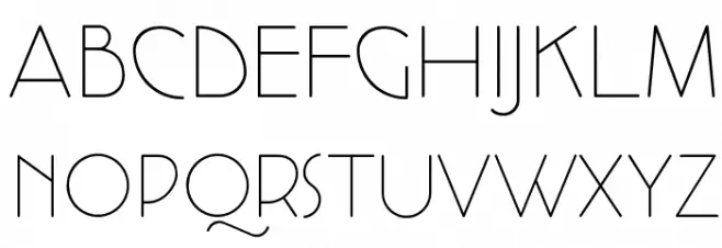 Cocotte Alternate UltraLight Schriftart Groß