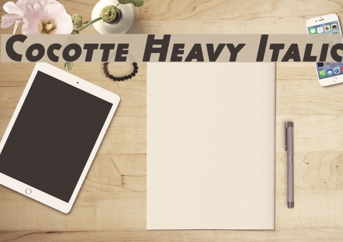 Cocotte Heavy Italic Example 1