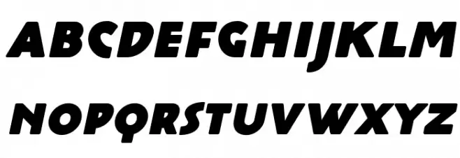 Cocotte Heavy Italic خط أحرف صغيرة