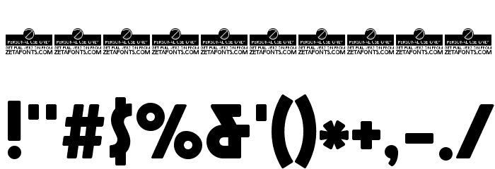 Cocotte Heavy Font OTHER CHARS