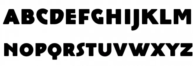 Cocotte Heavy Caratteri MINUSCOLO