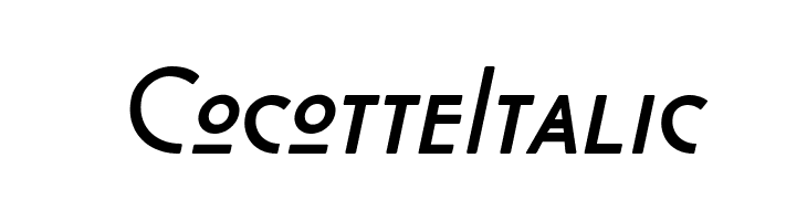 Cocotte Italic  Fuentes Gratis Descargar