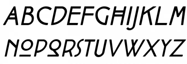 Cocotte Italic フォント 大文字