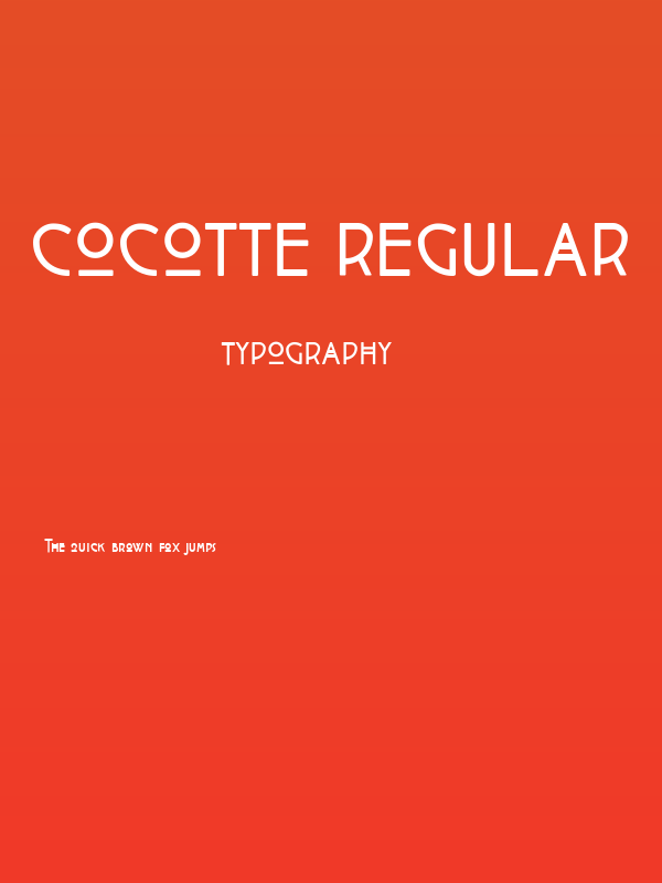 Cocotte Regular Poster