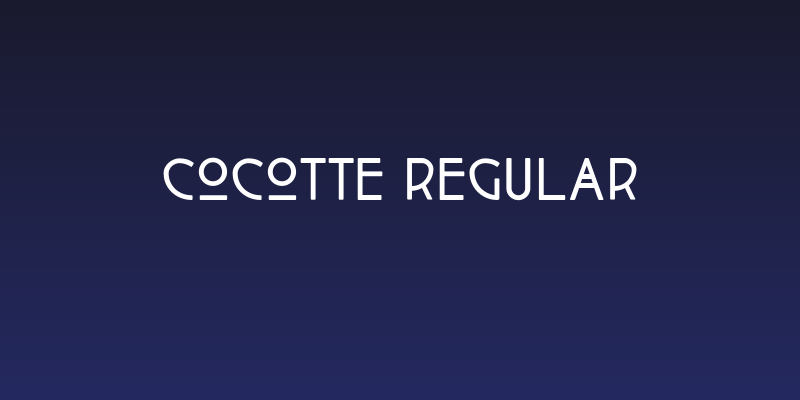 Cocotte Regular Social Header