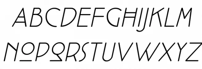 Cocotte UltraLight Italic Fuentes MINÚSCULAS