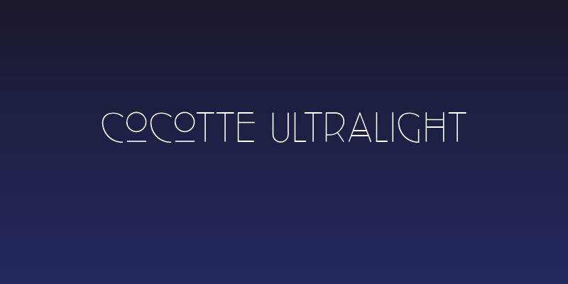 Cocotte UltraLight Social Header